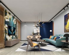 南坪房子裝修硬裝、軟裝為了搭配顏色,設(shè)計師還